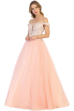 Load image into Gallery viewer, Classy Off Shoulder A-Line Dress - LA1734 - BLUSH / 4