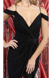 Prom Cold Shoulder Gown - LA1893 - - LA Merchandise