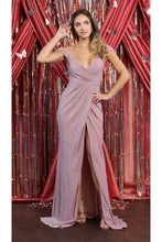 Load image into Gallery viewer, Prom Cold Shoulder Gown - LA1893 - DUSTY ROSE - LA Merchandise