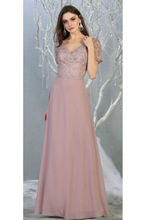 Load image into Gallery viewer, Mother Of The Bride Evening Gown -LA1782 - Mauve - Dresses LA Merchandise