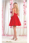 Cargar imagen en el visor de la galería, Semi Formal Embroidered Cocktail Dress - LA1862 - - LA Merchandise