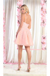 Load image into Gallery viewer, Semi Formal Embroidered Cocktail Dress - LA1862 - - LA Merchandise