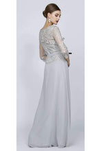 Load image into Gallery viewer, Elegant 3-4 Sleeve Formal Dress