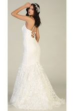 Load image into Gallery viewer, Floral Mermaid Wedding Gown - LA7811B - - Dress LA Merchandise