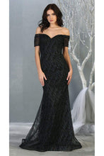 Load image into Gallery viewer, Prom off The Shoulder Dress -LA1824 - HUNTER GREEN - Dress LA Merchandise