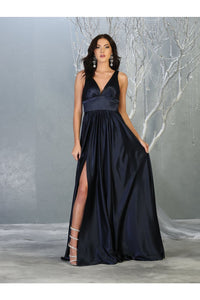 Formal Prom Dress LA1723 - NAVY / 16 - Dress
