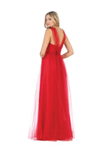 Load image into Gallery viewer, Formal Strapless Dress LA1728 - RED / 6