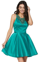 Load image into Gallery viewer, Sleeveless Short Prom Dress - LAT794 - Green - LA Merchandise