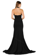 Load image into Gallery viewer, Halter Full Length Heavy Jersey dress- PY8252
