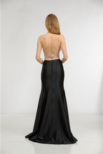 Load image into Gallery viewer, Halter sequins top &amp; long satin skirt- PY8294