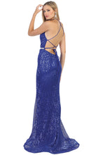 Load image into Gallery viewer, Halter Shimmer Long Dress - LA7800