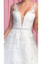 Load image into Gallery viewer, Ivory Wedding Destination Formal Gown - Dress