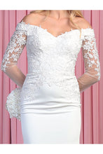 Load image into Gallery viewer, Ivory Wedding Formal Dress - Dress