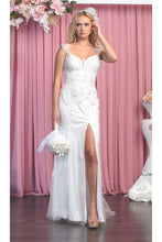 Load image into Gallery viewer, Ivory Wedding Formal Gown - IVORY / 4