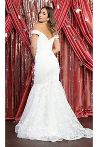 Ivory Wedding Mermaid Dress - Dress
