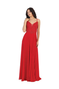 Long Prom Dress LA1750 - Red / 4 - Dress