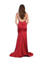 Load image into Gallery viewer, Long Satin Prom Dress LA1713