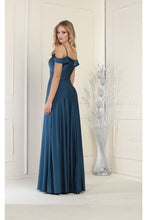 Load image into Gallery viewer, May Queen MQ1988 Cold Shoulder A-line long Dress - Dress