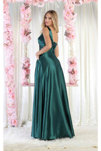 Load image into Gallery viewer, May Queen MQ1994 Side Pockets Satin Bridesmaids Dress - Dress