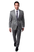 Load image into Gallery viewer, Mens Two Piece Ultra Slim Fit Sharkskin Suit - LA181SSA - EARTH TAN - Mens Suits LA Merchandise