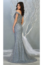 Load image into Gallery viewer, Off Shoulder Long Formal Gown - LA7879 - - Dress LA Merchandise