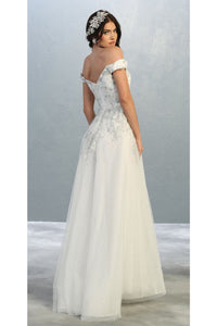 Off shoulder princess bridal gown - LA7850B - - LA Merchandise
