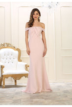 Load image into Gallery viewer, Off shoulders long Ity dress- MQ1483