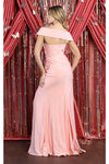 Load image into Gallery viewer, La Merchandise LA1825 Stretchy Off The Shoulder Long Prom Dress - - LA Merchandise
