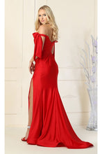 Load image into Gallery viewer, Off The Shoulder Satin Dress