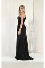 Load image into Gallery viewer, One Shoulder Sequined Dress