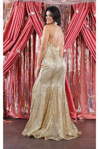 Formal Glitter & Plus Size Gown - LA1905