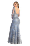 Load image into Gallery viewer, La Merchandise LA7937 Long Sleeve Plus Size Formal Evening MOB Dress - - LA Merchandise