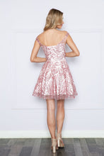Load image into Gallery viewer, Poly USA 9204 Corset Glitter Party Mini Dress