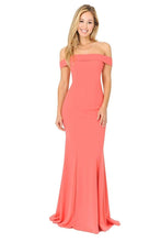 Load image into Gallery viewer, Prom Dresses Mermaid - CORAL / XS