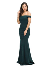 Load image into Gallery viewer, Prom Dresses Mermaid - HUNTER GREEN / XS