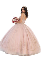 Load image into Gallery viewer, Quinceanera Ball Gown LA130 - Mauve / 14