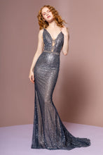 Load image into Gallery viewer, Red Carpet Glitter Evening Gown