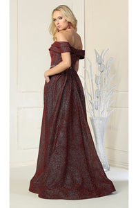 Red Carpet Glitter Formal Dress