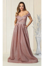 Load image into Gallery viewer, Red Carpet Glitter Formal Dress - MAUVE / 4