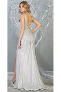 Sexy Metallic Prom Dress - LA1768 - - LA Merchandise