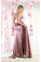 Load image into Gallery viewer, Royal Queen RQ7960 Satin Simple Bridesmaids Dress - Dress