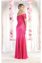 Load image into Gallery viewer, Royal Queen RQ8021 Cold Shoulder Sheath Prom Evening Gown - Dress