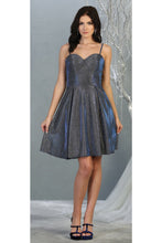 Load image into Gallery viewer, Semi Formal Short Designer Dress - ROYAL BLUE / 2
