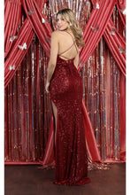 Load image into Gallery viewer, Sequined Prom Formal Gown