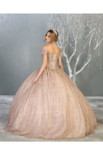 Load image into Gallery viewer, Shimmering Off Shoulder Quinceanera Ball Gown- LA151