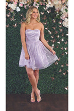 Load image into Gallery viewer, Embellished Homecoming Dress - LILAC / 2