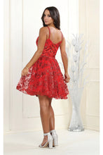 Load image into Gallery viewer, Short Spaghetti Strap Sequin Dress