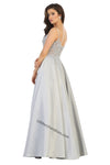 Load image into Gallery viewer, La Merchandise LA1685 A-Line Embroidered Formal Ballgown with pockets - - LA Merchandise