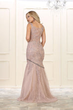 Load image into Gallery viewer, Shoulder straps sequins &amp; mesh mermaid dress - RQ7544