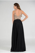 Load image into Gallery viewer, La Merchandise LAY7826 Long Detailed Halter Chiffon Formal Prom Dress - - LA Merchandise